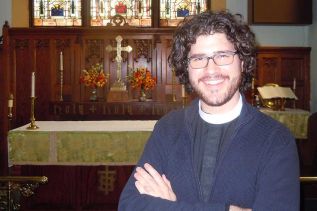 Rev. Giuseppe Gagliano is the new young face at St. Paul's Anglican church in Sydenham.